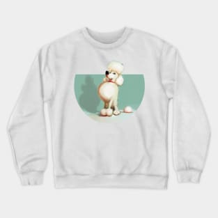 Poodle dog Crewneck Sweatshirt